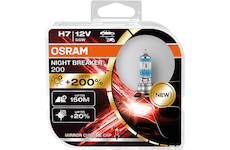 Autožárovka Osram Night Breaker +200% 64210NB200-HCB H7 12V 55W, Duo-box