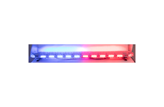 LED rampa 1442mm, modrá/červená, 12-24V, ECE R65, STM SRE911-AIR56BR
