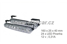 LED světla pro denní svícení - 16 DIOD / DRL 16