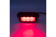 PREDATOR 3x1W LED, 12-24V, červený, ECE R10, STM KF003RED