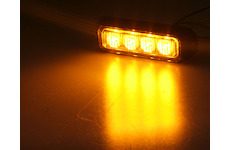 PREDATOR 4x3W LED, 12-24V, oranžový, ECE R65, STM KF004E3W