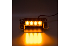 PREDATOR LED vnitřní, 4x3W, 12-24V, oranžový, 146mm, STM KF750-1