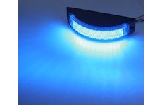 Výstražné LED světlo vnější, modré, 12-24V, STM KF188BLU