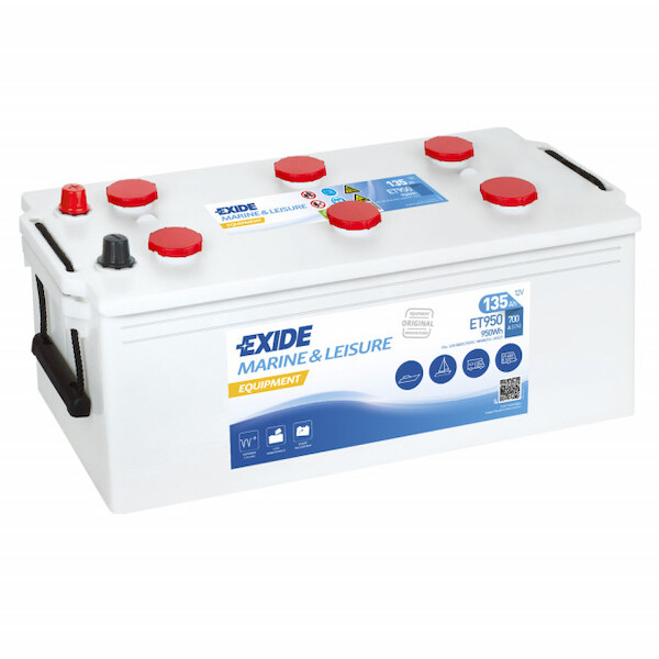 Trakční baterie EXIDE EQUIPMENT 12V 135Ah ET950 VA EX ET950