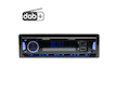 1DIN 12 - 24V DAB+, FM autorádio Bluetooth, USB, SD, AUX, odnímatelný panel, SCC324DBT