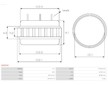 Stator alternátoru AS-PL AS0018