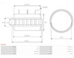 Stator alternátoru AS-PL AS0064