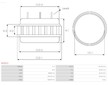 Stator alternátoru AS-PL AS2011