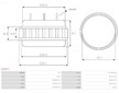 Stator alternátoru AS-PL AS5027