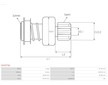 Pastorek startéru AS-PL SD0079A