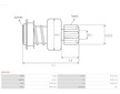 Pastorek startéru AS-PL SD0164