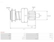 Pastorek startéru AS-PL SD2028