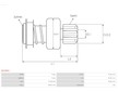 Pastorek startéru AS-PL SD3001