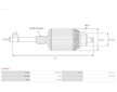 Rotor startéru AS-PL SA0002