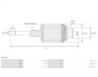 Rotor startéru AS-PL SA0010