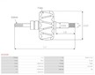 Rotor alternátoru - Valeo TG9B049