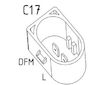 Alternátor VW UP 1.0 TSI Valeo TG12C225, 04C903023RX