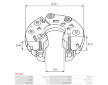 Diodový blok alternátoru Mitsubishi A1TA2291