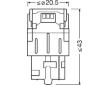 Osram 7505DYP-2BL 1,3W 12V W3X16D