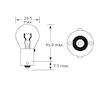 Autožárovka - 6V 18W patice Ba15s SCC