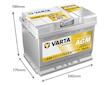 Baterie Varta Professional Dual Purpose AGM 12V 60Ah 680A (LA60 / 840060068)