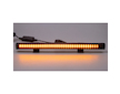 Gumové výstražné LED světlo vnější, oranžové, 12 - 24V, 340mm, KF016-34