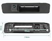 Kamera AHD, CVBS do vozu Mercedes A, ML, GL 2013- v madle kufru, C-ME08AHD