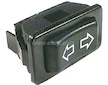 Kolébkový přepínač ON-OFF-ON, 2-pólový, 12V/20A, černý