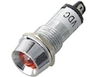Kontrolka 12V LED Červená do otvoru 12mm