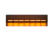 LED alej voděodolná (IP67) 12 - 24V, 63x LED 1W, oranžová 1060mm, KF77-1060