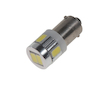 LED BA9s bílá, 12V, 6LED, 5630SMD, 95171