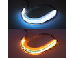 LED pásek, dynamické blinkry oranžová, poziční světla bílá, 30 cm, 96UN07-30