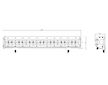 LED rampa, 42x3W, 506x80x65mm, ECE R10, WL-825