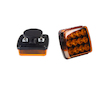 LED výstražné světlo, oranžové, ECE R65, set 2ks, WL-H05ORA