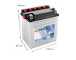 Motobaterie Varta SLI 12V 11Ah 511012015, 12N10-3A, 12N10-3A-1,  B10L-A2