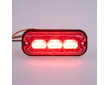 Predator 3x4W LED, 12 - 24V, červený, ECE R10, br003R