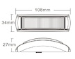 Predator 4x3W LED, 12 - 24V, oranžový, ECE R65, KF017-4