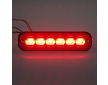 Predator 6x4W LED, 12 - 24V, červený, ECE R10, br006R