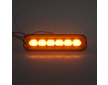 Predator 6x4W LED, 12 - 24V, oranžový, ECE R65, br006A