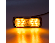 Profi LED výstražné světlo 12 - 24V 11,5W oranžové ECE R65 114x44mm, 911-E31