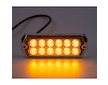 Profi SLIM výstražné LED světlo vnější, oranžové, 12 - 24V, ECE R10, KF01036