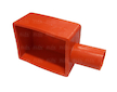 PVC izolační krytka - rudá  BF IK06 R
