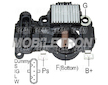 Regulátor alternátoru Mitsubishi A4TA8191 / 6100713F