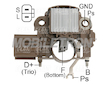 Regulátor napětí Mobiletron - Mitsubishi A866X17170