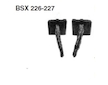 Sada uhlíků startéru - Bosch 1004336609  GE BSX 226-227