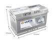 Varta Dynamic EFB N80 580500080K262 12V 80Ah 800A