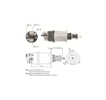 Spínač startéru ZM - Delco 1115663 / 10517672
