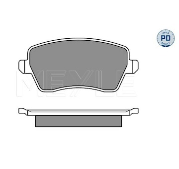 Sada brzdových destiček, kotoučová brzda Meyle 025 244 0317/PD