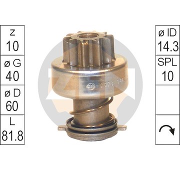 Pastorek startéru Iskra 16,902,379