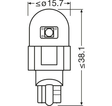 Osram 921DRP-2BL 1.4W 12V W2.1X9.5D